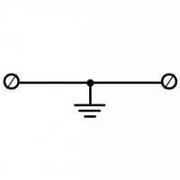 Řadová svorka RSA PE 4 A