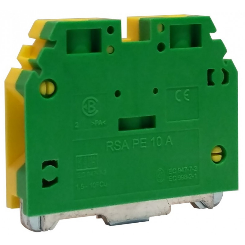 Řadová svorka RSA PE 10 A